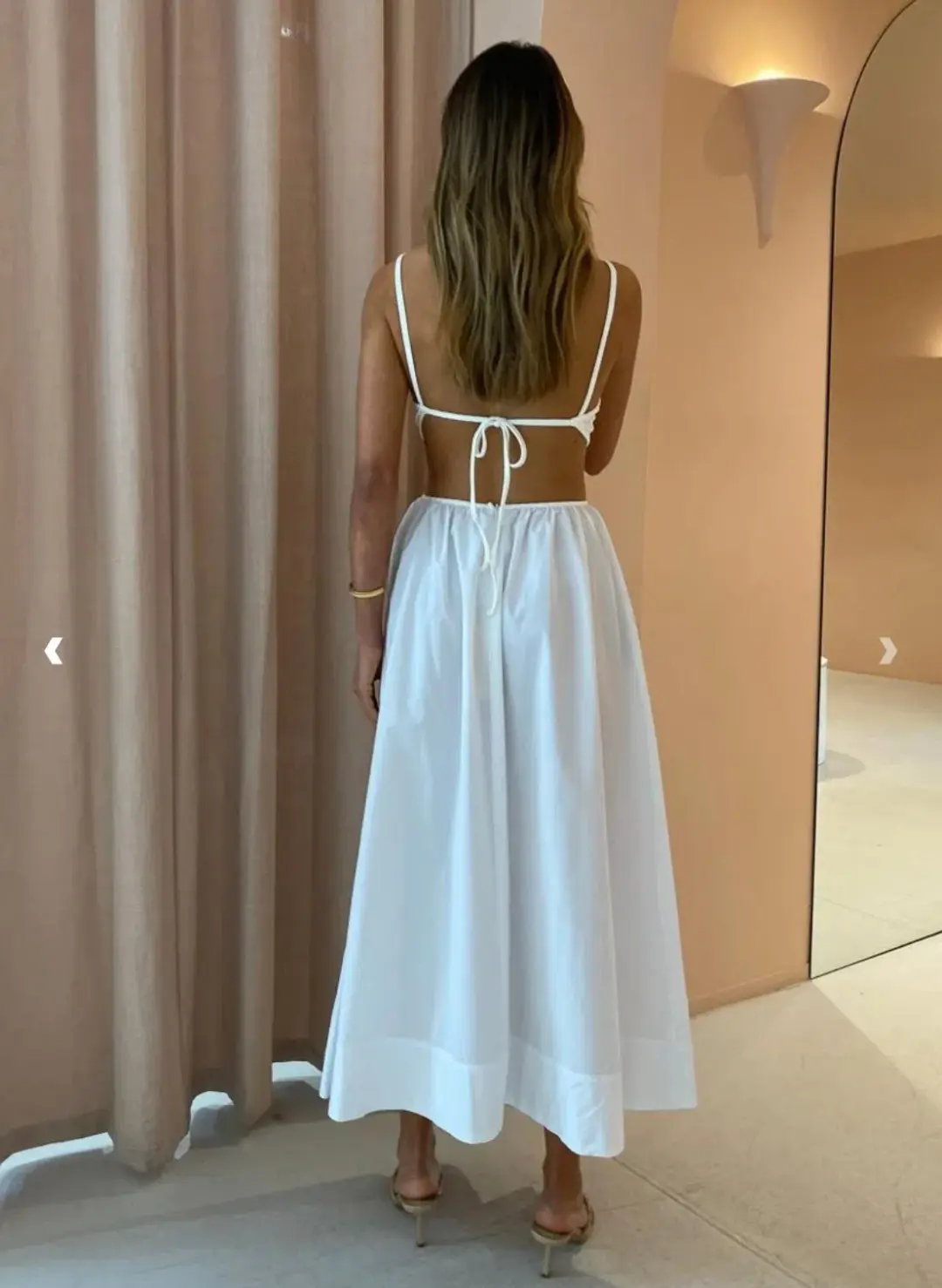 Bec & Bridge Selene Maxi Dress in Ivory for rent on The Volte - main image