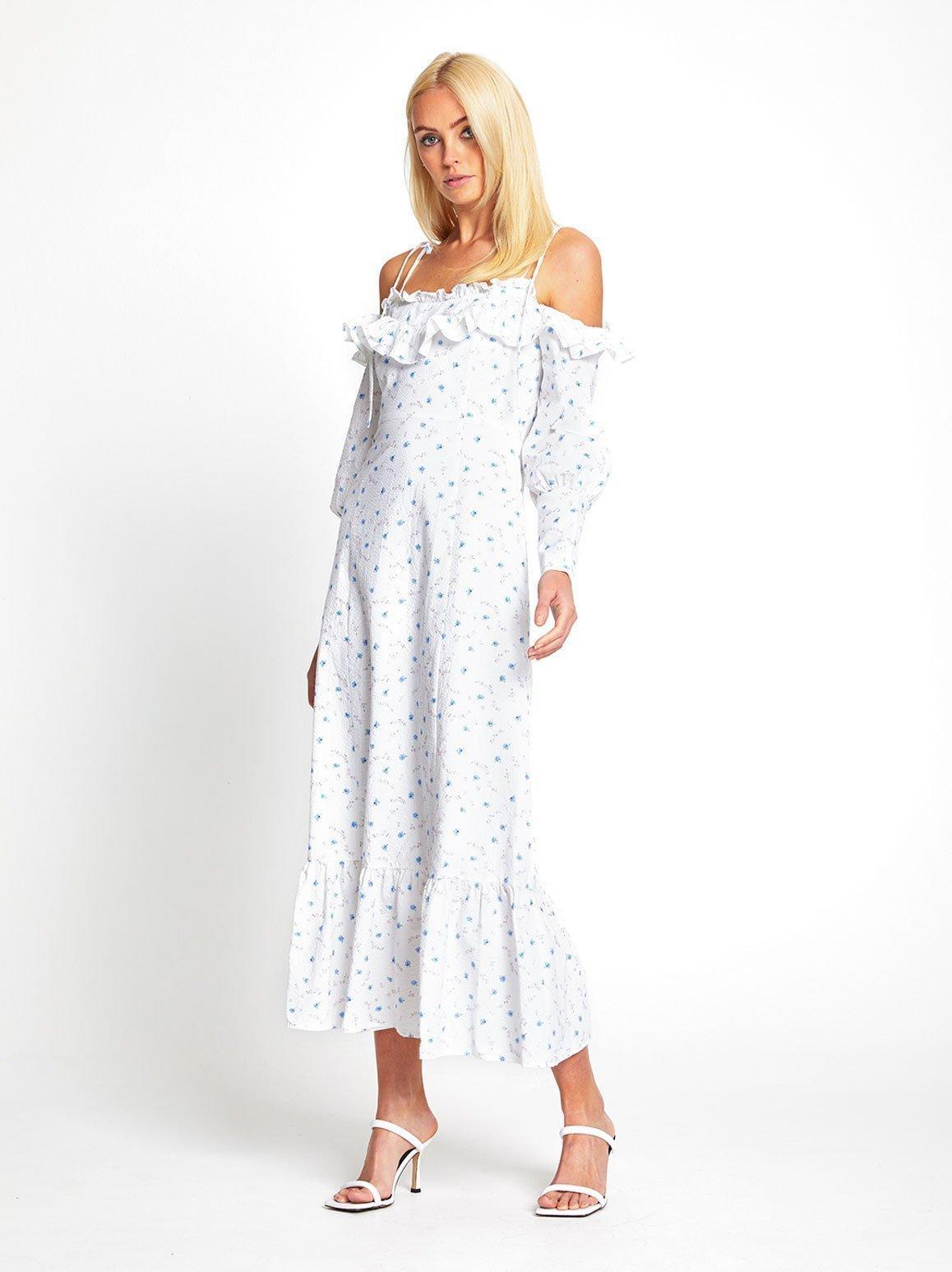 ALICE MCCALL PORCELAIN LIMONATA MIDI DRESS - SIZE 10 AU/6 US (RRP $395) - Image 1