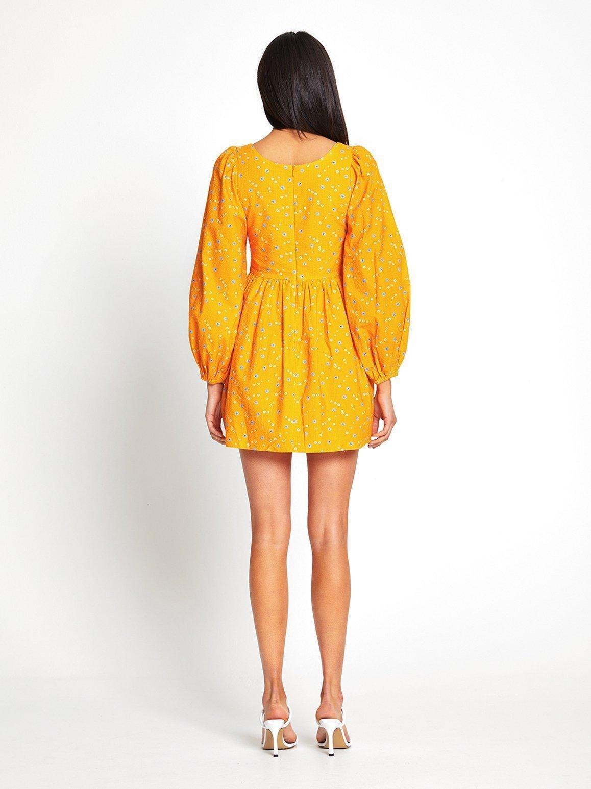 Alice McCall Limonata Mini Dress Apricot Size 6 - Image 3