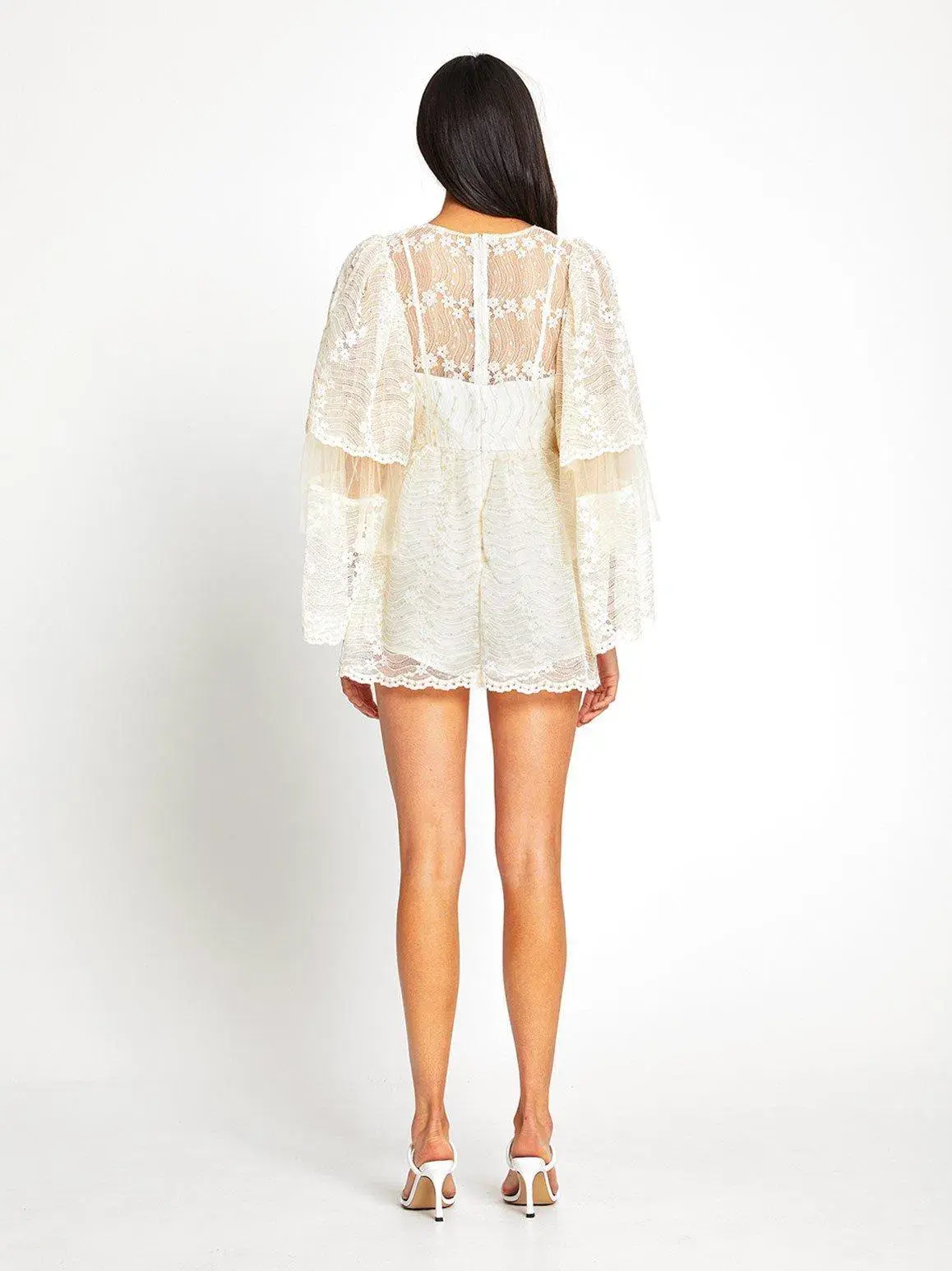 ALICE MCCALL CREME MOONSTRUCK MINI DRESS - SIZE 12 AU/8 US (RRP $395) - Image 4