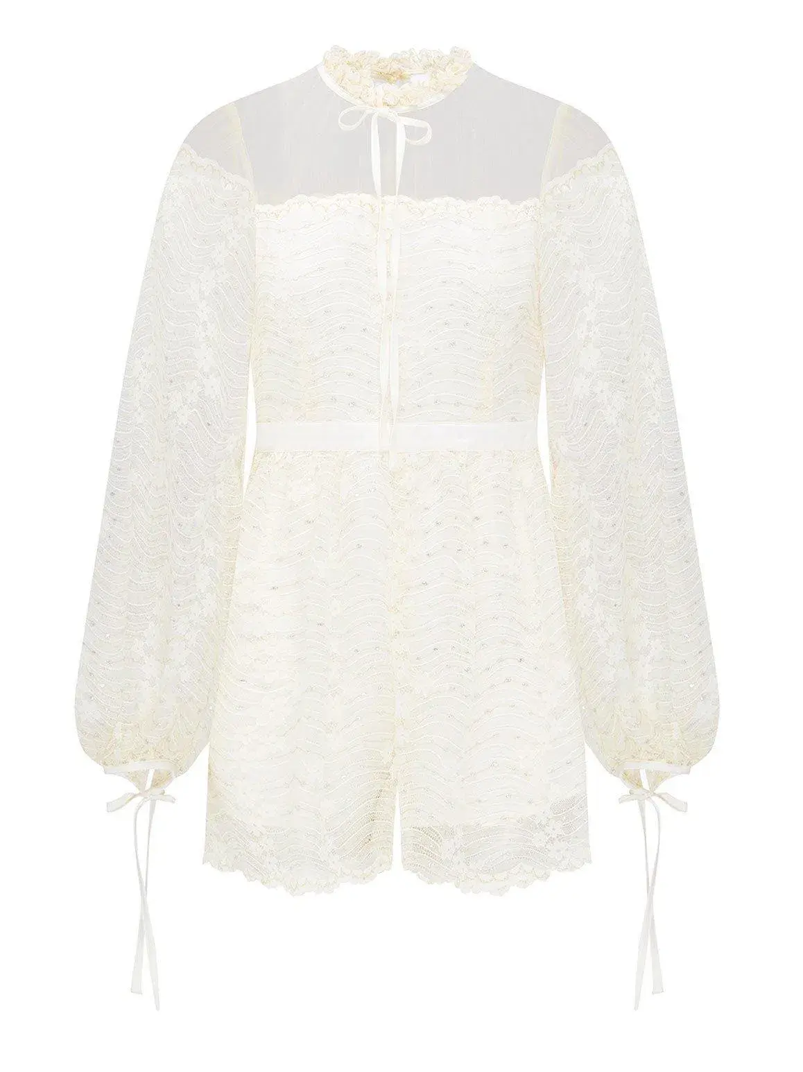 ALICE MCCALL CREME MOONSTRUCK PLAYSUIT - SIZE 10 AU/6 US (RRP $395) - Image 5