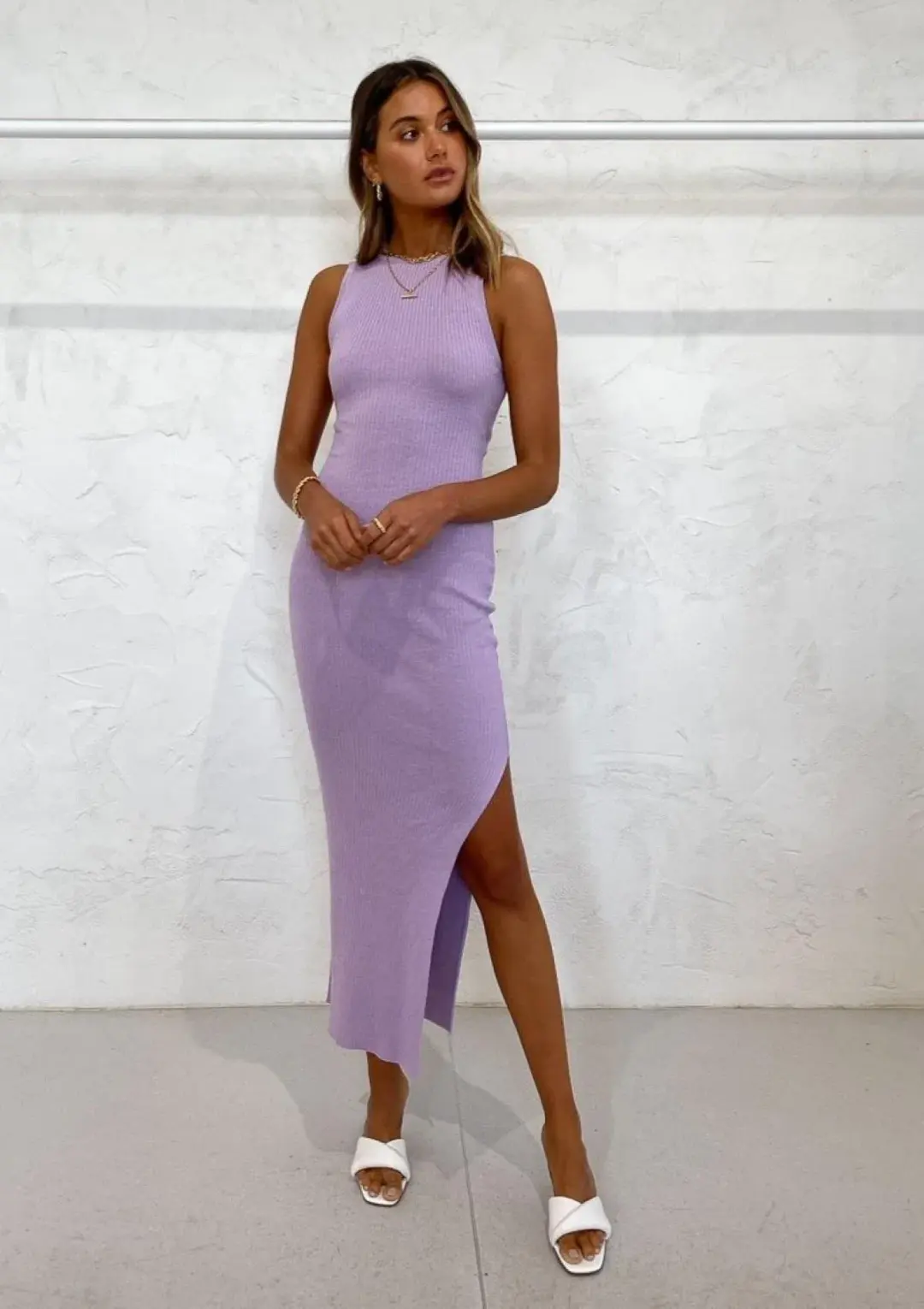 Bec & Bridge Riviera Dress Purple for rent on The Volte - main image