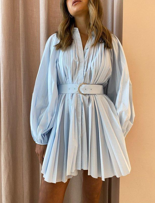 Acler Margot Dress - Powder Blue - Size 8 - Image 6