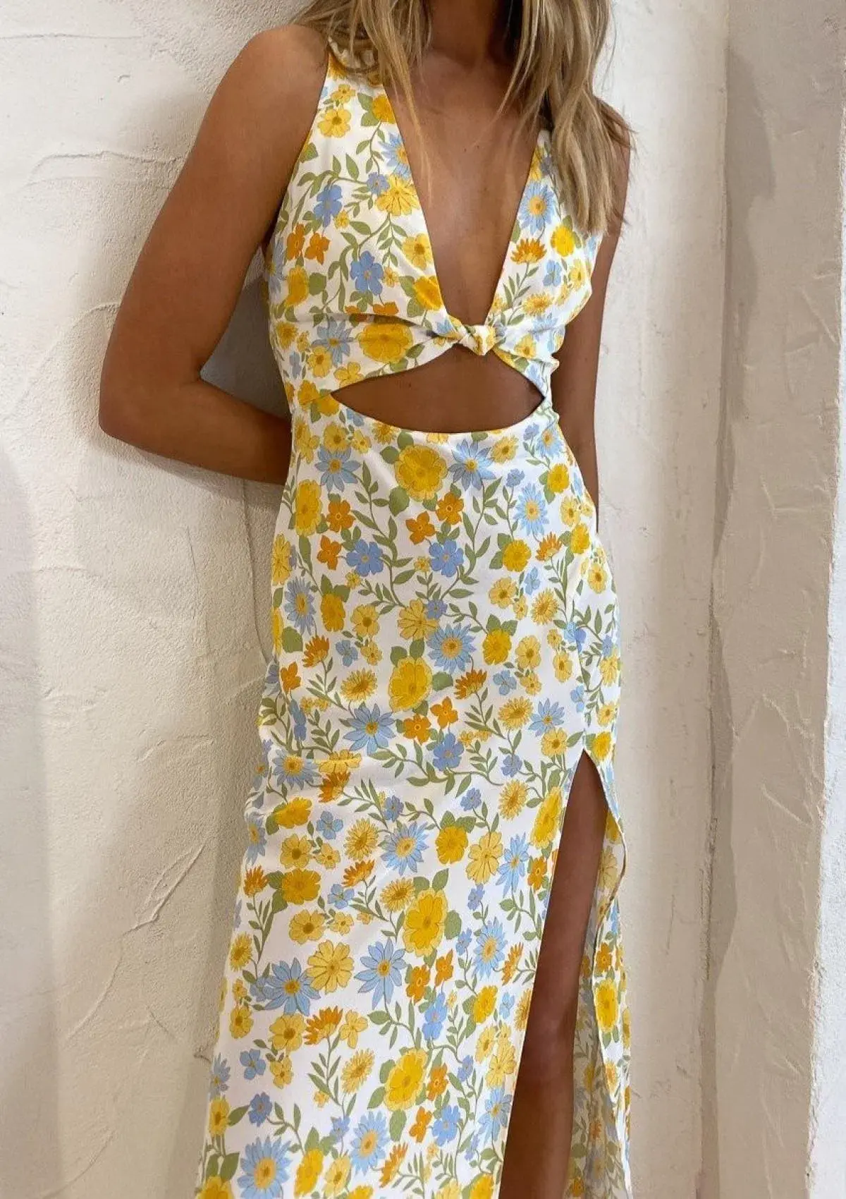Bec & Bridge Cali Sun Maxi Dress Floral Print Size 10 - Image 4
