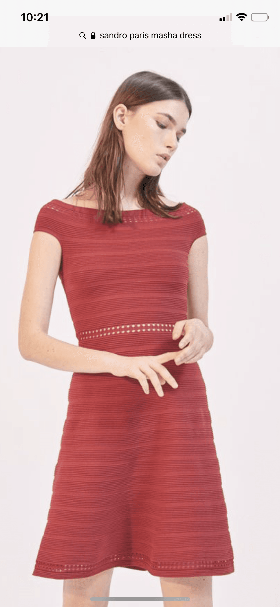 Sandro Paris red dress - Image 2