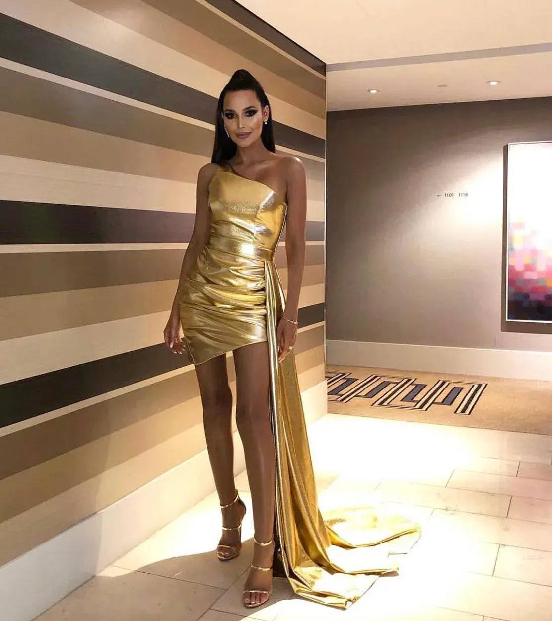 Jason Grech gold dress - Image 1
