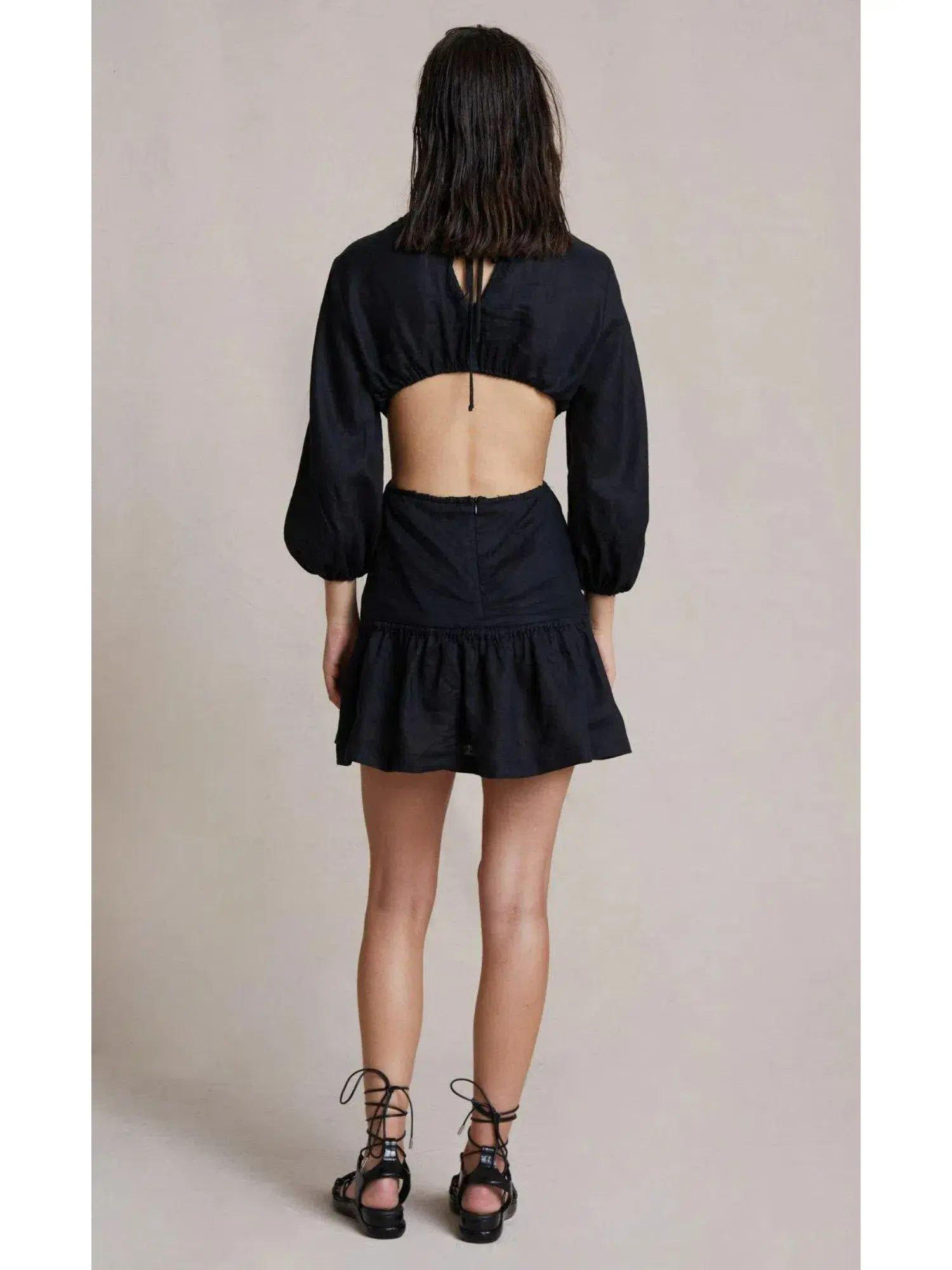 Bec & Bridge Arlington Mini Dress in Black Size AU 6 - Image 4