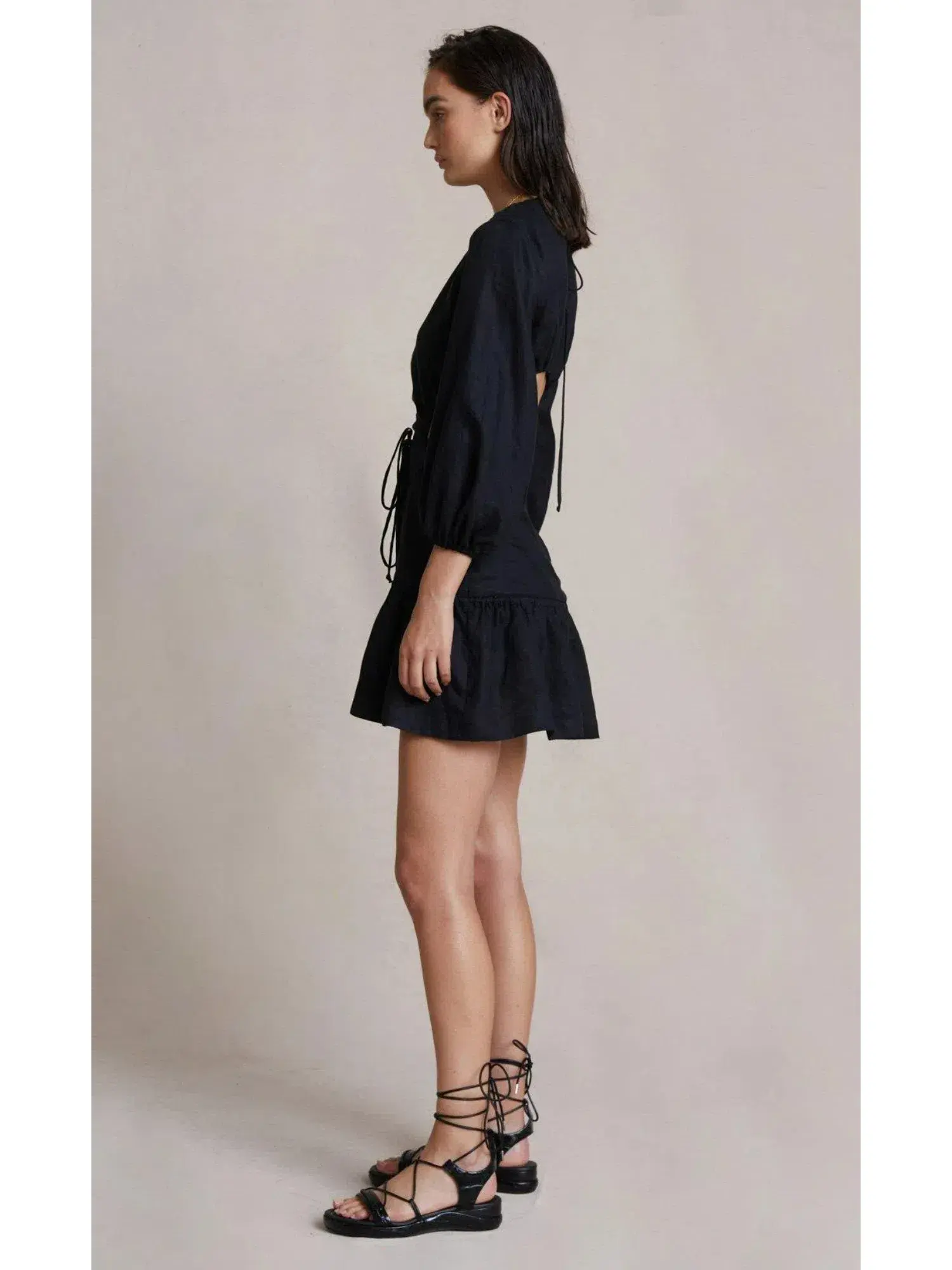 Bec & Bridge Arlington Mini Dress in Black Size AU 6 - Image 3