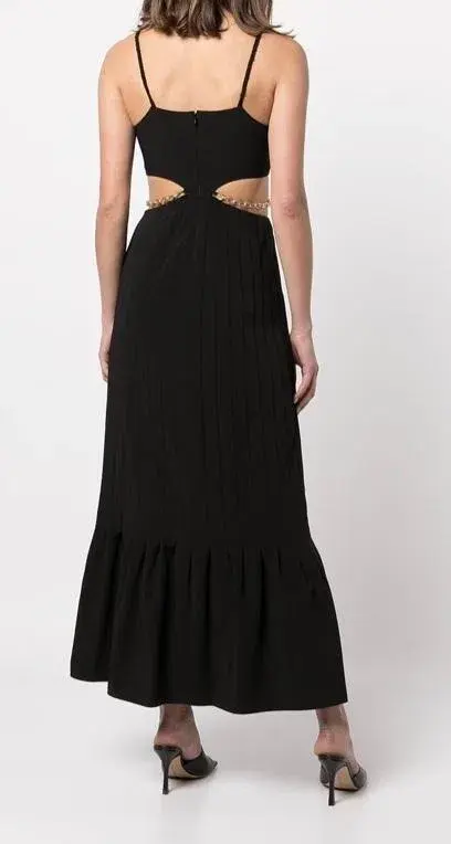 Jonathan Simkhai Lyla Chain Cut-Out Dress Black Size 4 - Image 3