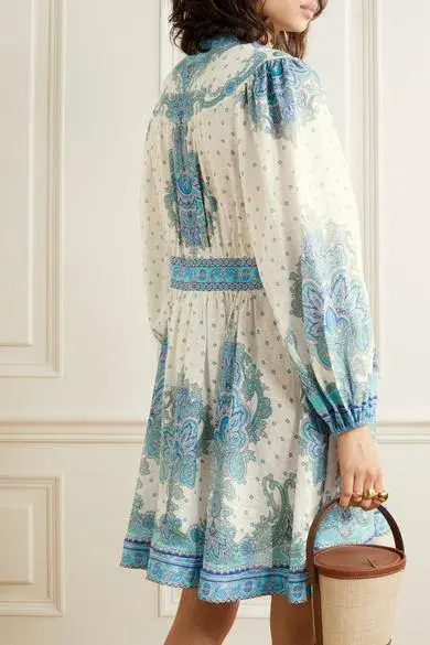 Zimmermann Bells Paisley Dress Print Size 10 - Image 2