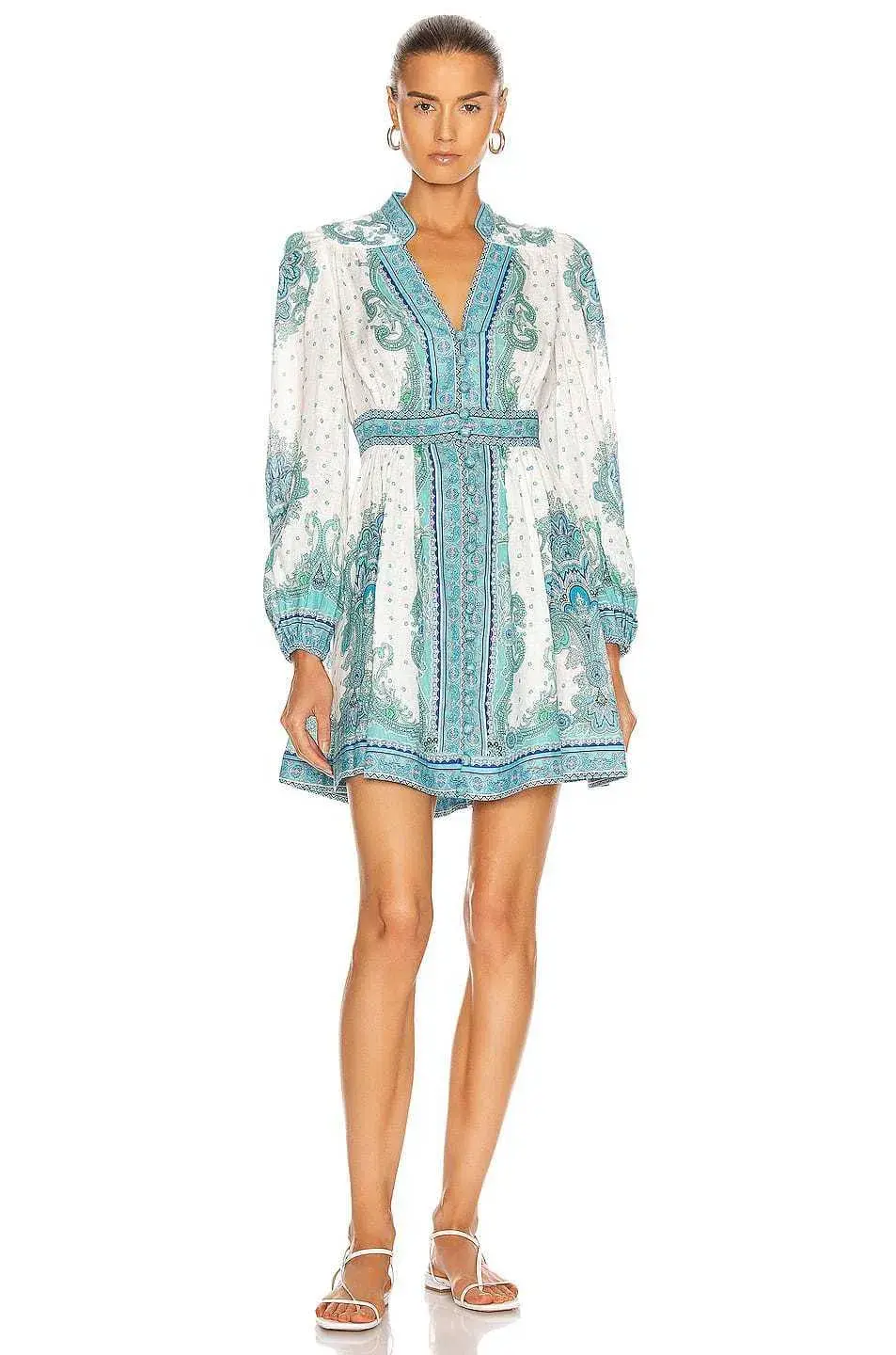 Zimmermann Bells Paisley Dress Print Size 10 - Image 3