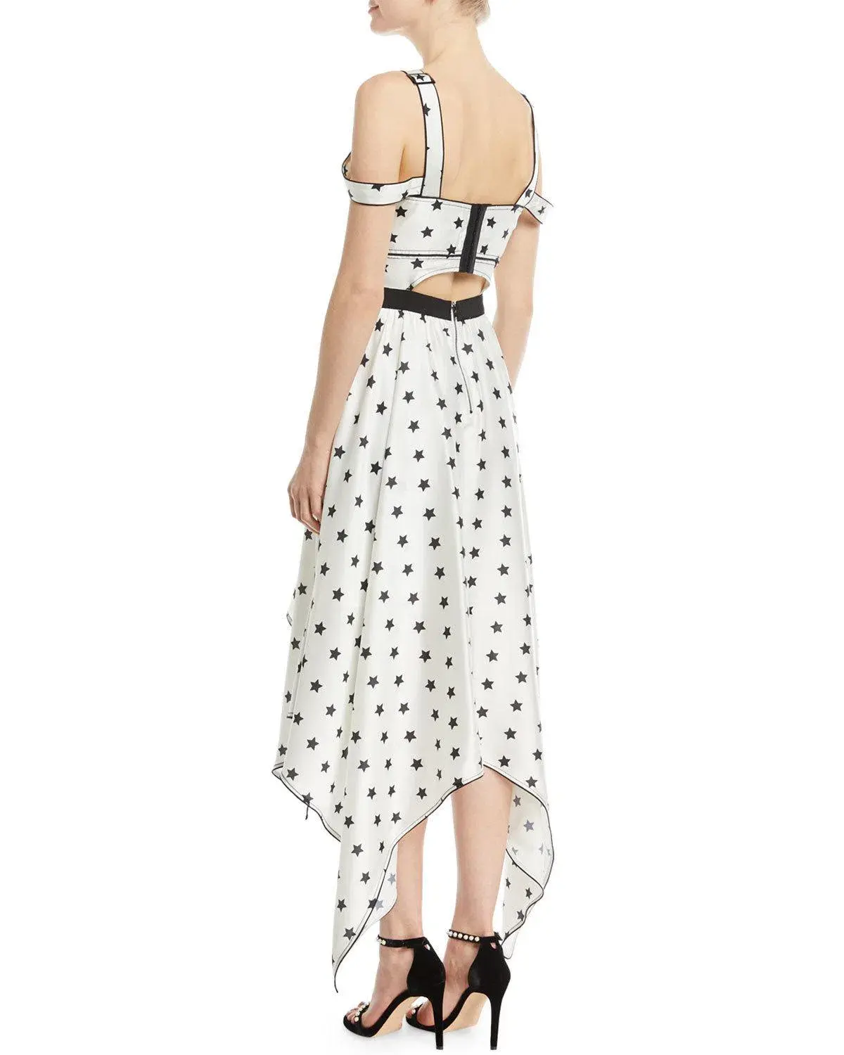 Self portrait star dress l size 10 - Image 2