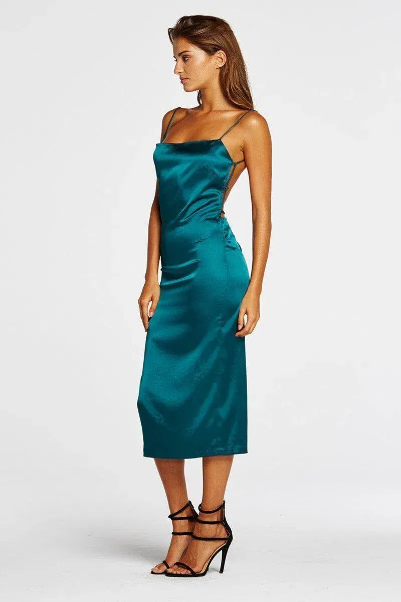 Maurie & Eve Apache Dress Green Size 10 - Image 2