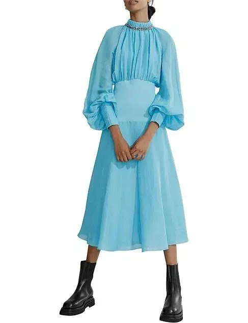 Country Road BASQUE DETAIL DRESS size 10 for rent on The Volte - main image