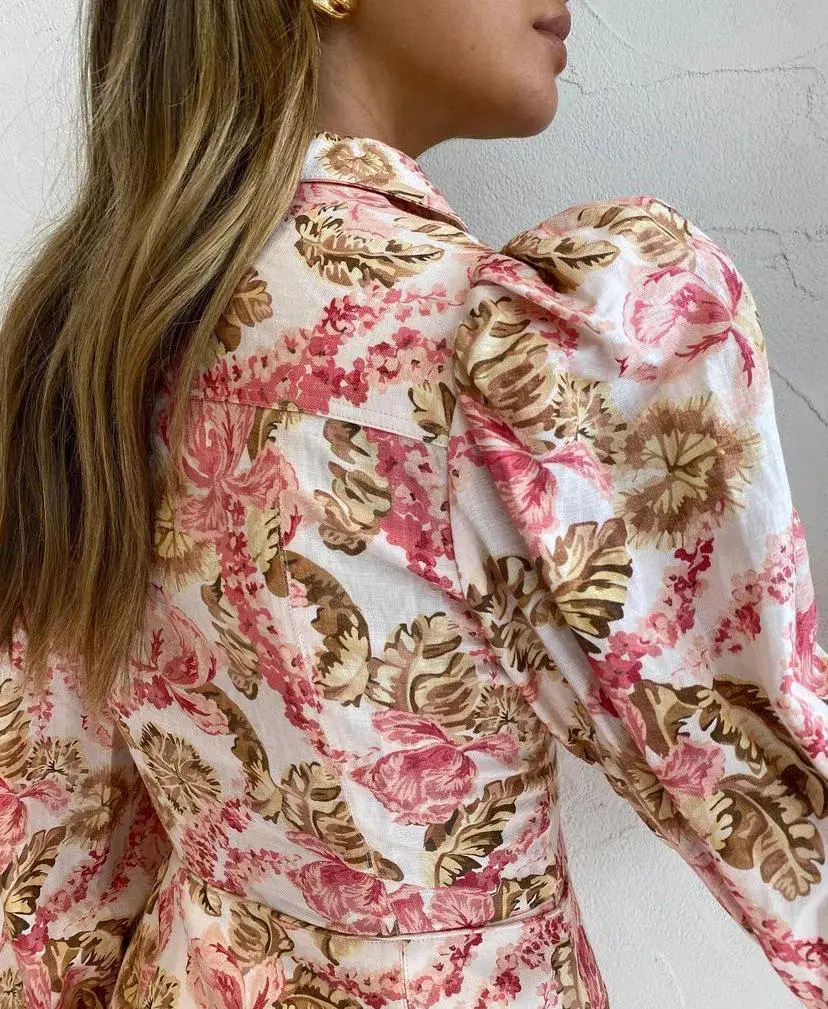 Significant Other Leonie Dress Print Size 8 for rent on The Volte - main image