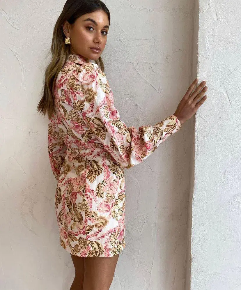 Significant Other Leonie Dress Print Size 8 for rent on The Volte - main image