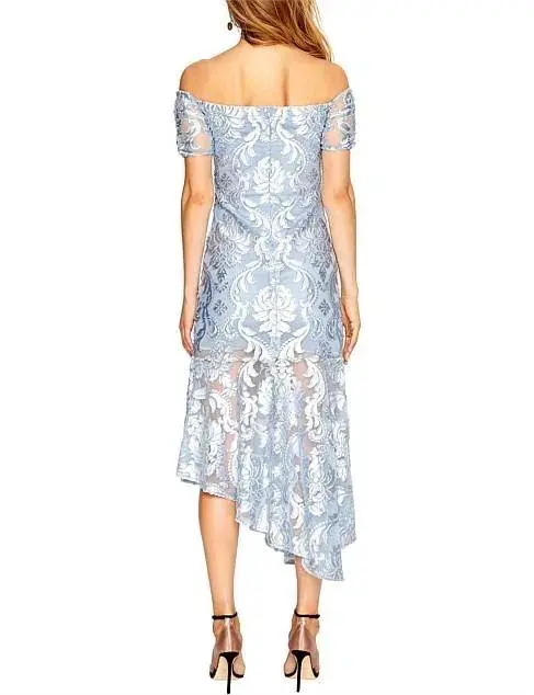 Alice McCall Fleur De Lys Gown Dress Light Blue Pebble Size 10 - Image 2
