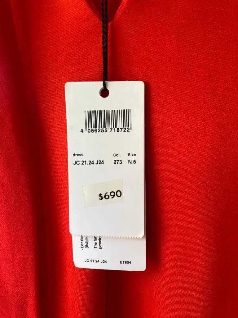 Marc Cain Orange Dress Size 12 - Image 3