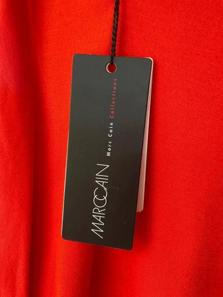 Marc Cain Orange Dress Size 12 - Image 2