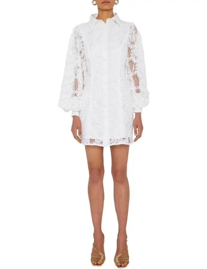 MOSSMAN Through The Looking Glass Mini Dress Size 10 - Image 1