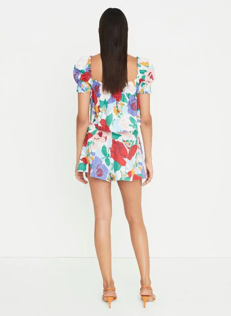 Faithfull the Brand Lilia Top and Ondine Shorts Set Print Size 8 - Image 2