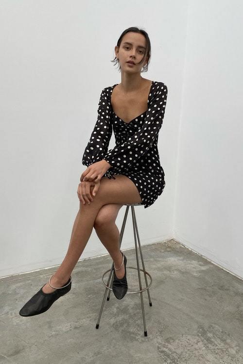 Hansen & Gretel Kateryna Dress Polka Dot Print Size 6 - Image 6