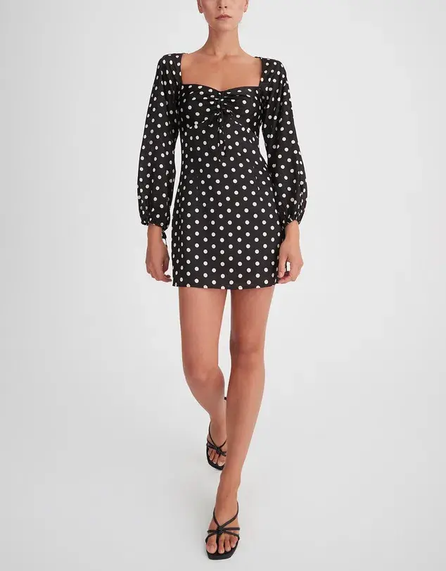 Hansen & Gretel Kateryna Dress Polka Dot Print Size 6 - Image 1