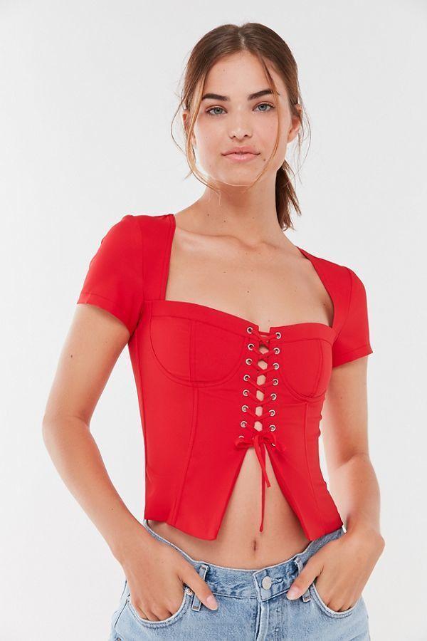 I. AM. GIA Evita Top Red Size M - Image 1