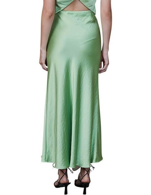 Bec & Bridge Apple Eyes Maxi Skirt Apple Green Size 8 - Image 2