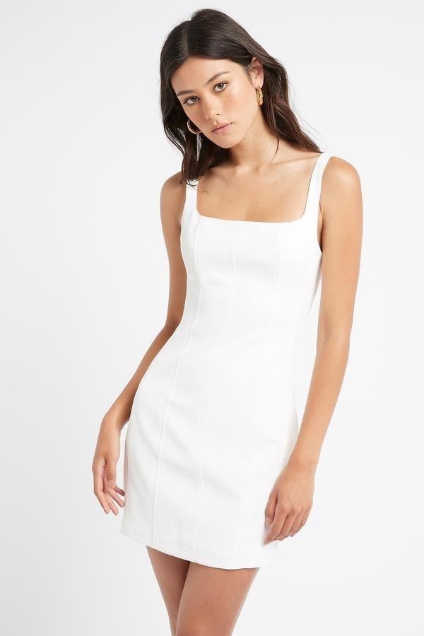 Kookai Oyster Bustier Dress in White - Size 34/6 - Image 2