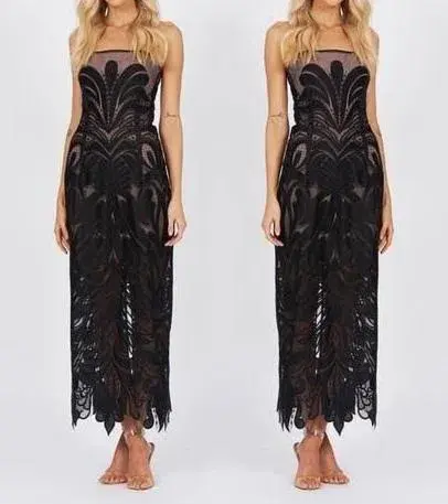 Natalie Rolt Mimi Gown - Black Size 12 - Image 4