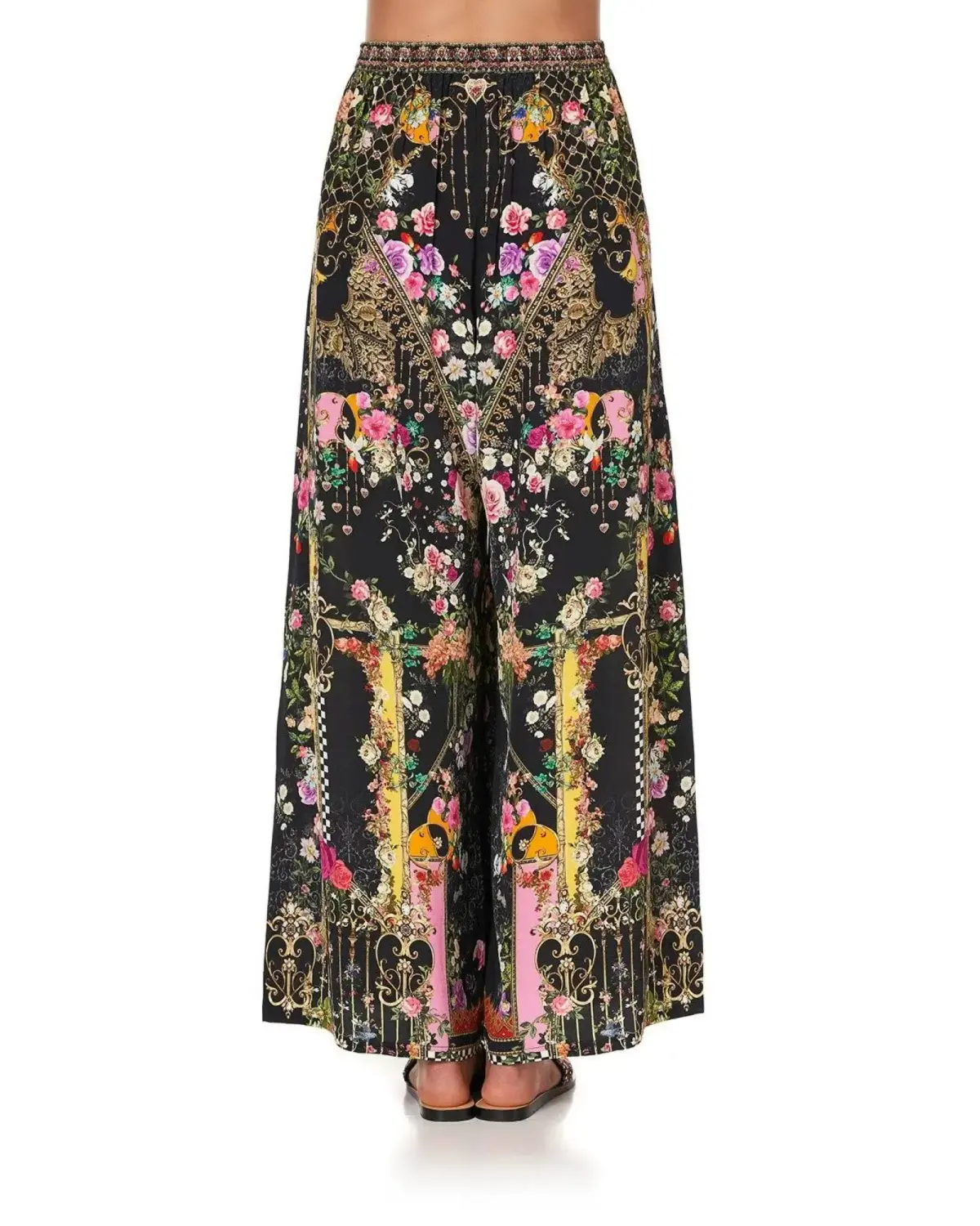 Camilla Wide Leg Trouser With Front Pockets Print Size XS / AU 6  - Image 2