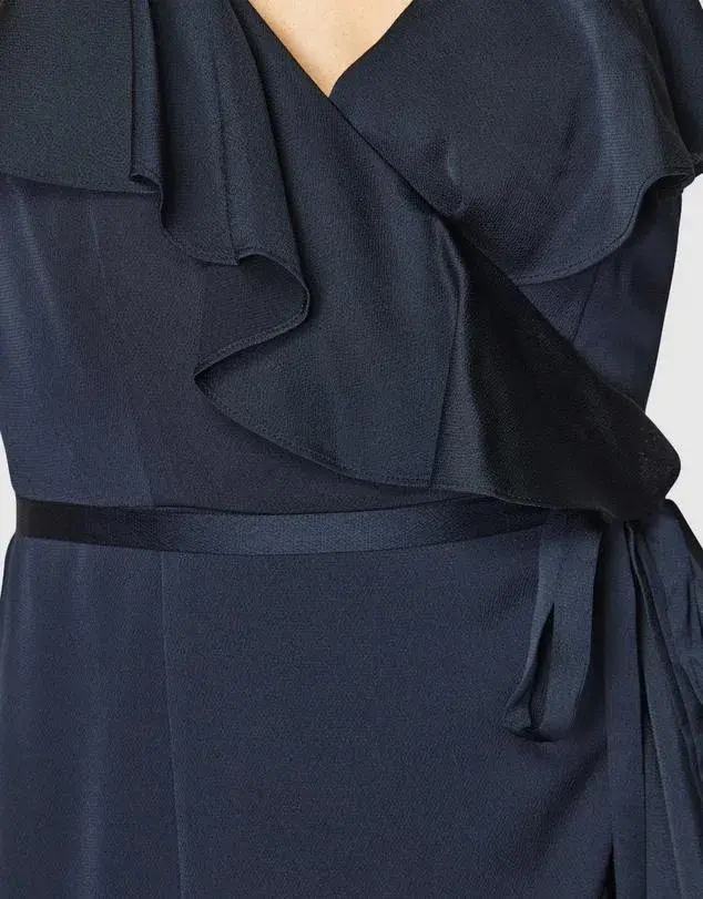 Pilgrim Cindy Midi Dress Size 12 Navy Blue - Image 5