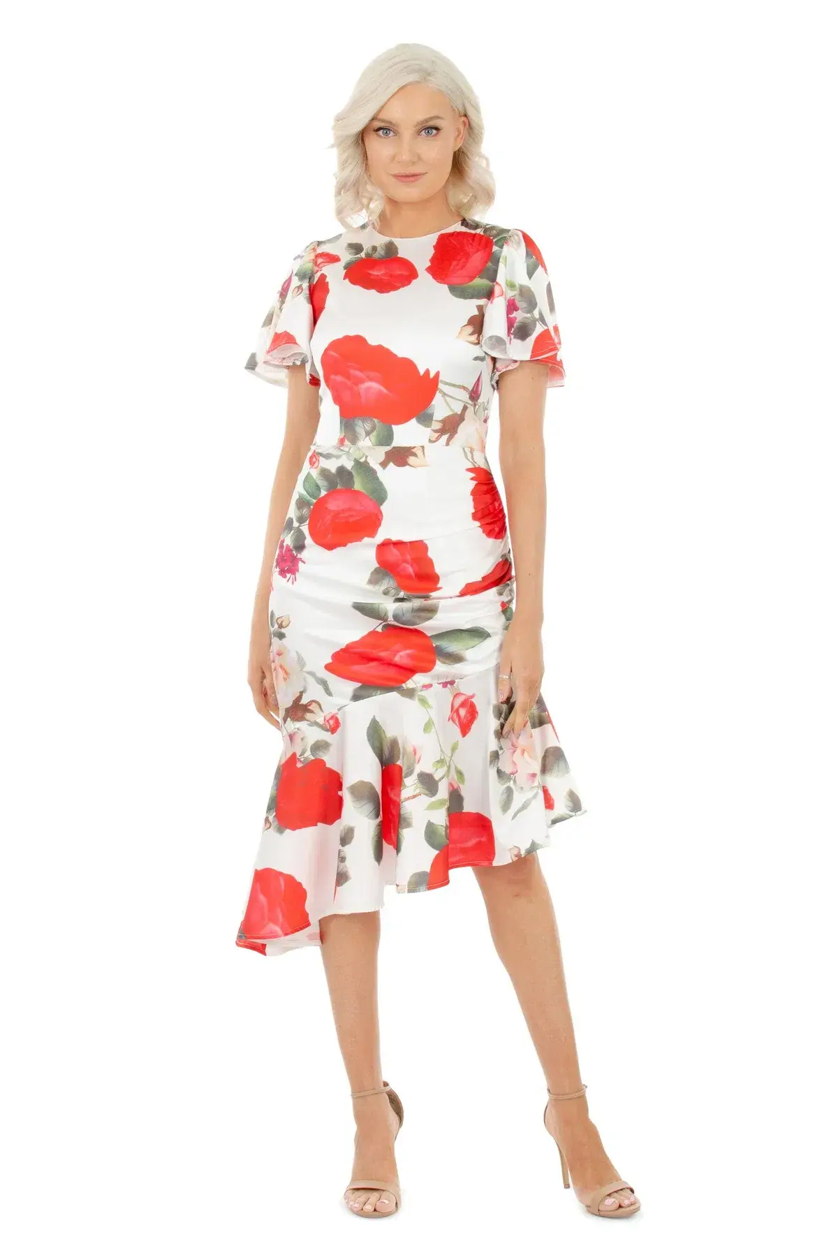 Georgy Collection Monica Dress Floral Print Size 8 - Image 1