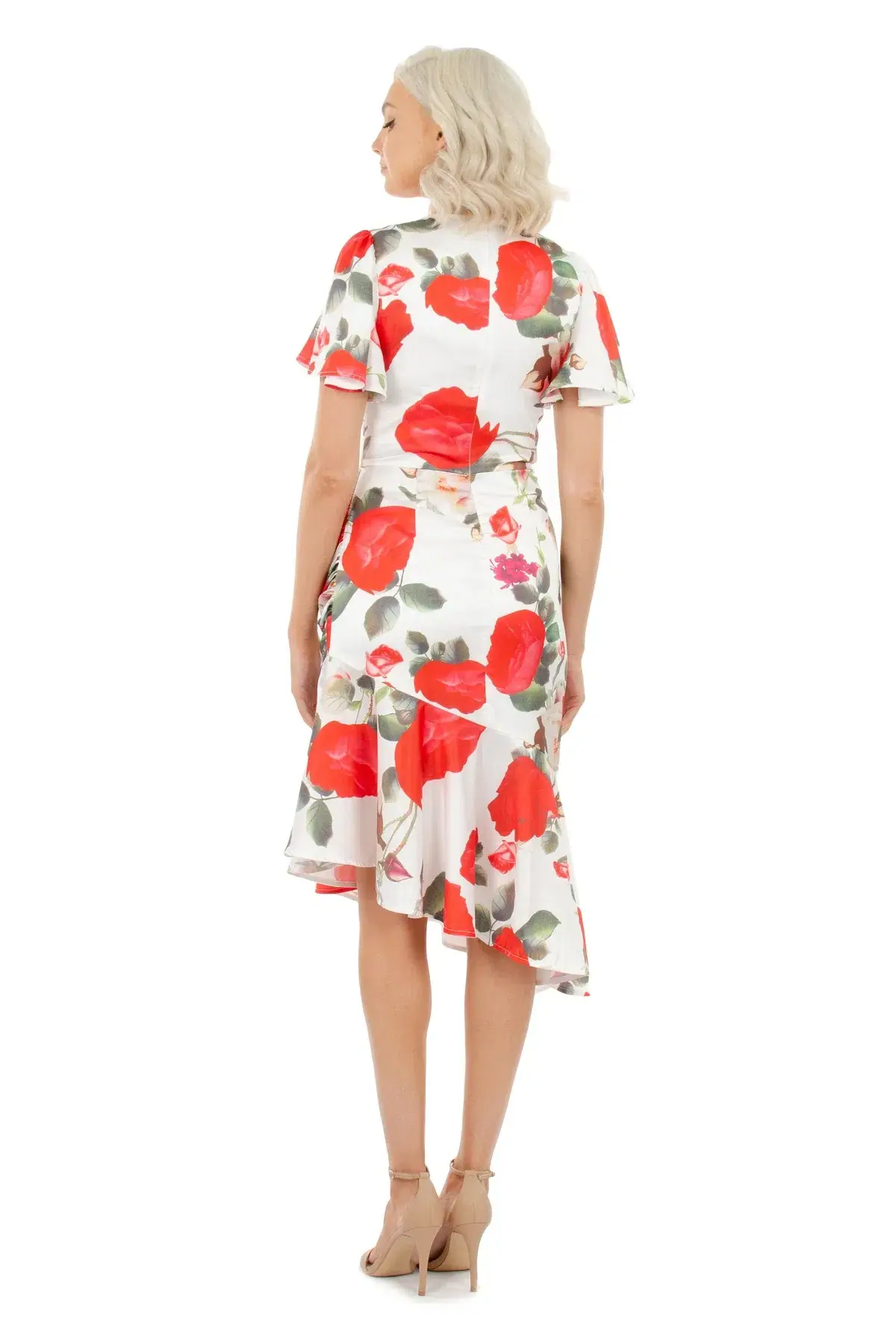 Georgy Collection Monica Dress Floral Print Size 8 - Image 2