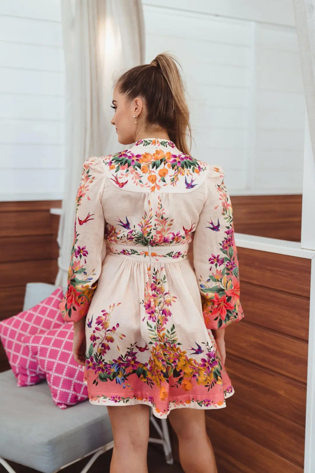 Zimmermann Tropicana Mini Dress - Size 0  for rent on The Volte - main image