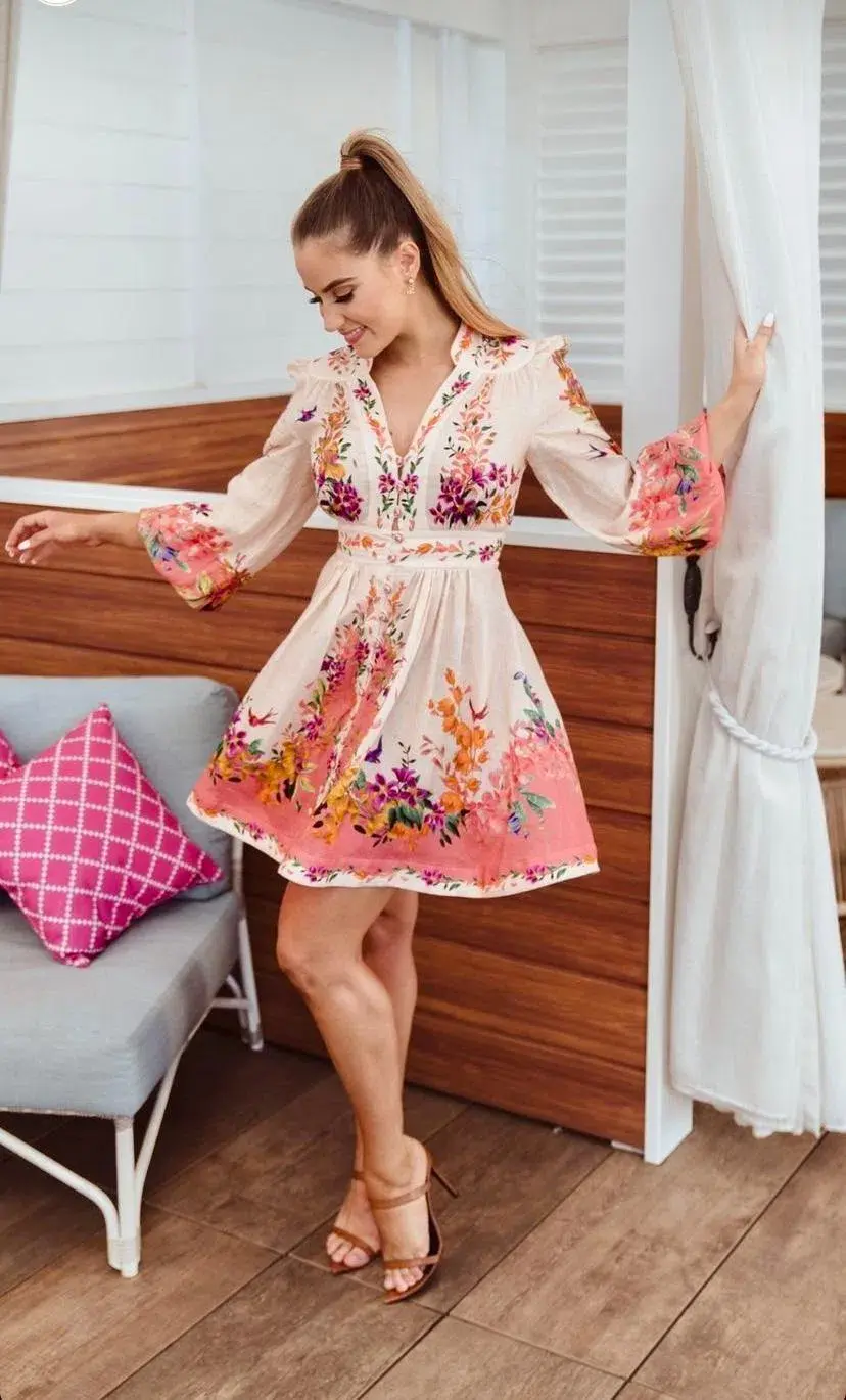 Zimmermann Tropicana Mini Dress - Size 0  for rent on The Volte - main image