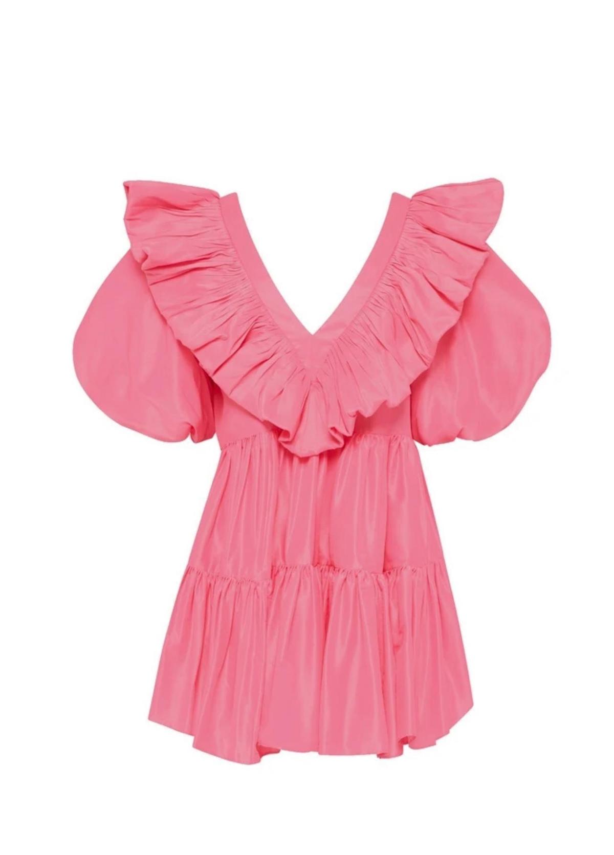 AJE - Solstice Ruffle Tiered Smock Dress - Image 5