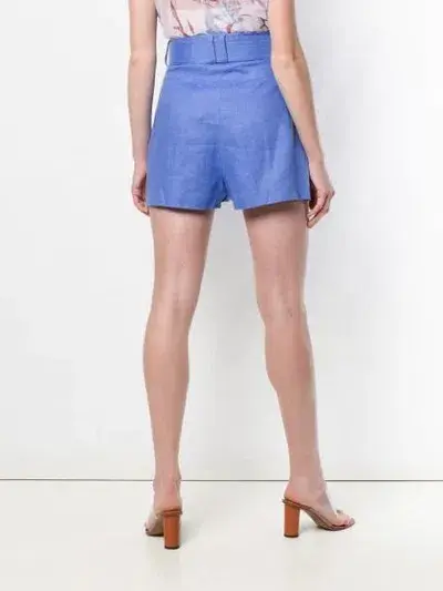 Zimmermann Corsage Safari Short Jacaranda Blue Size 0 / AU 8 - Image 2