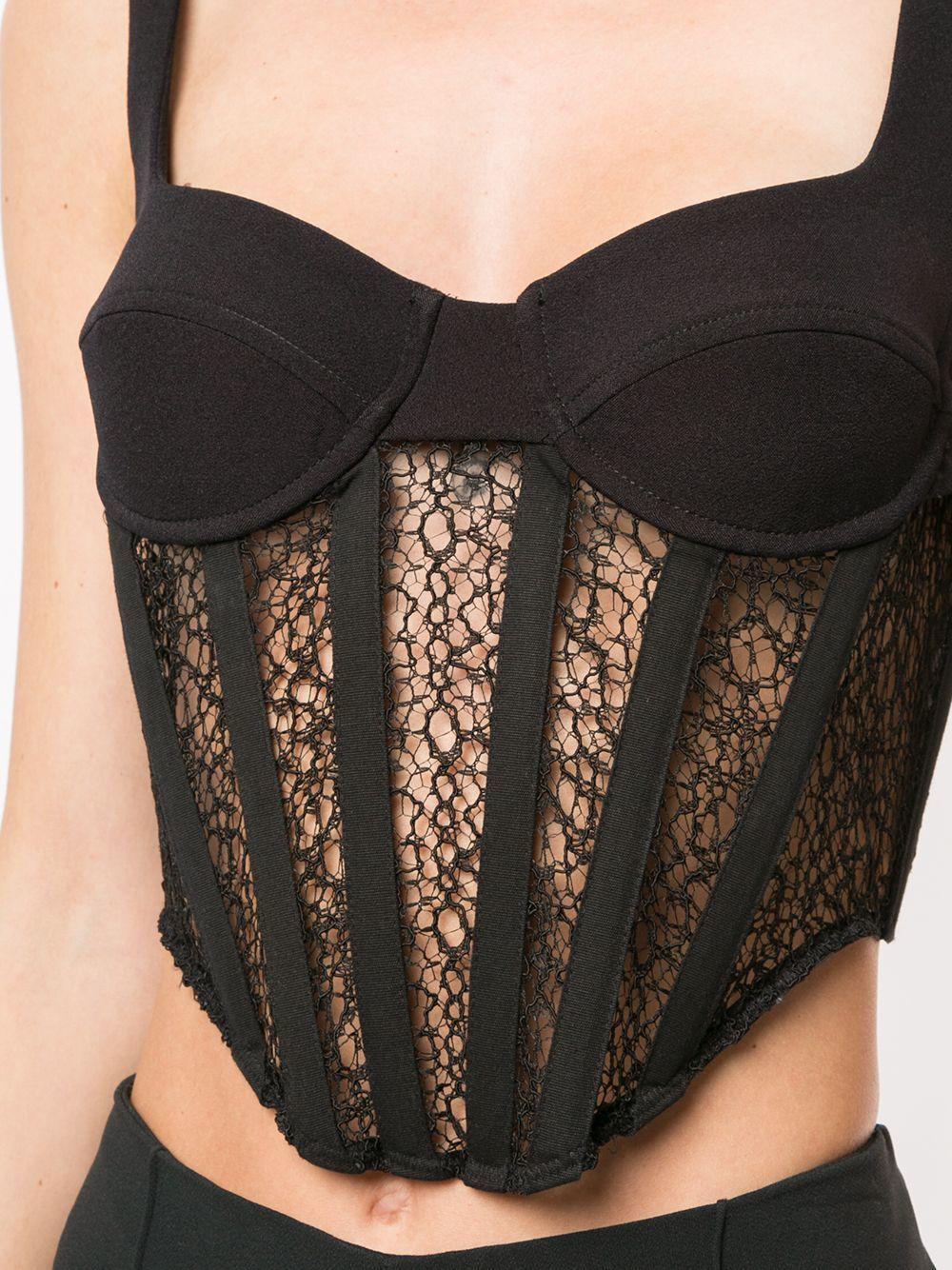 Dion Lee Contour Combo Corset black size 8 - Image 3