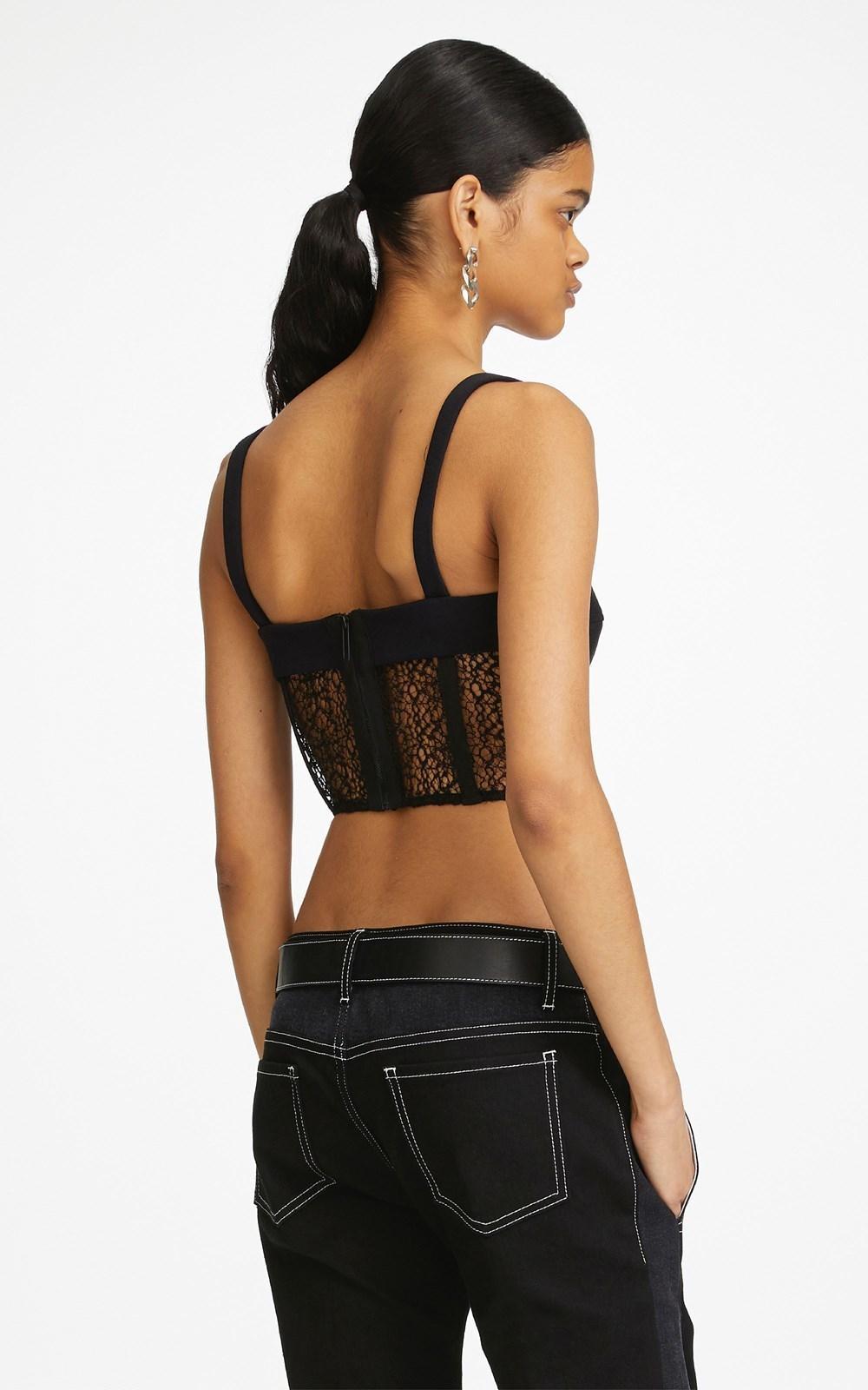 Dion Lee Contour Combo Corset black size 8 for rent on The Volte - main image