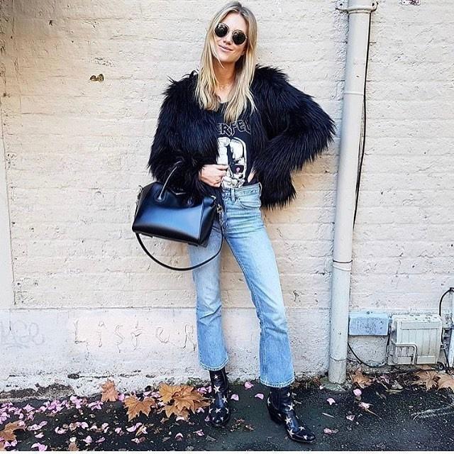 Unreal Fur Unreal Dream Jacket Black Sz 6 for rent on The Volte - main image