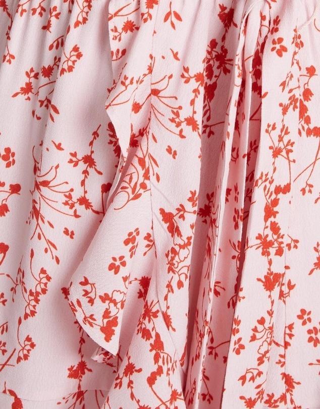 Tussah Sondra Mini Dress Pink Floral Size 12 for rent on The Volte - main image