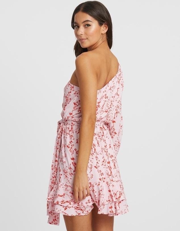Tussah Sondra Mini Dress Pink Floral Size 12 for rent on The Volte - main image