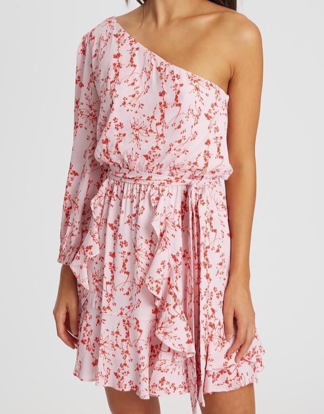 Tussah Sondra Mini Dress Pink Floral Size 12 - Image 5