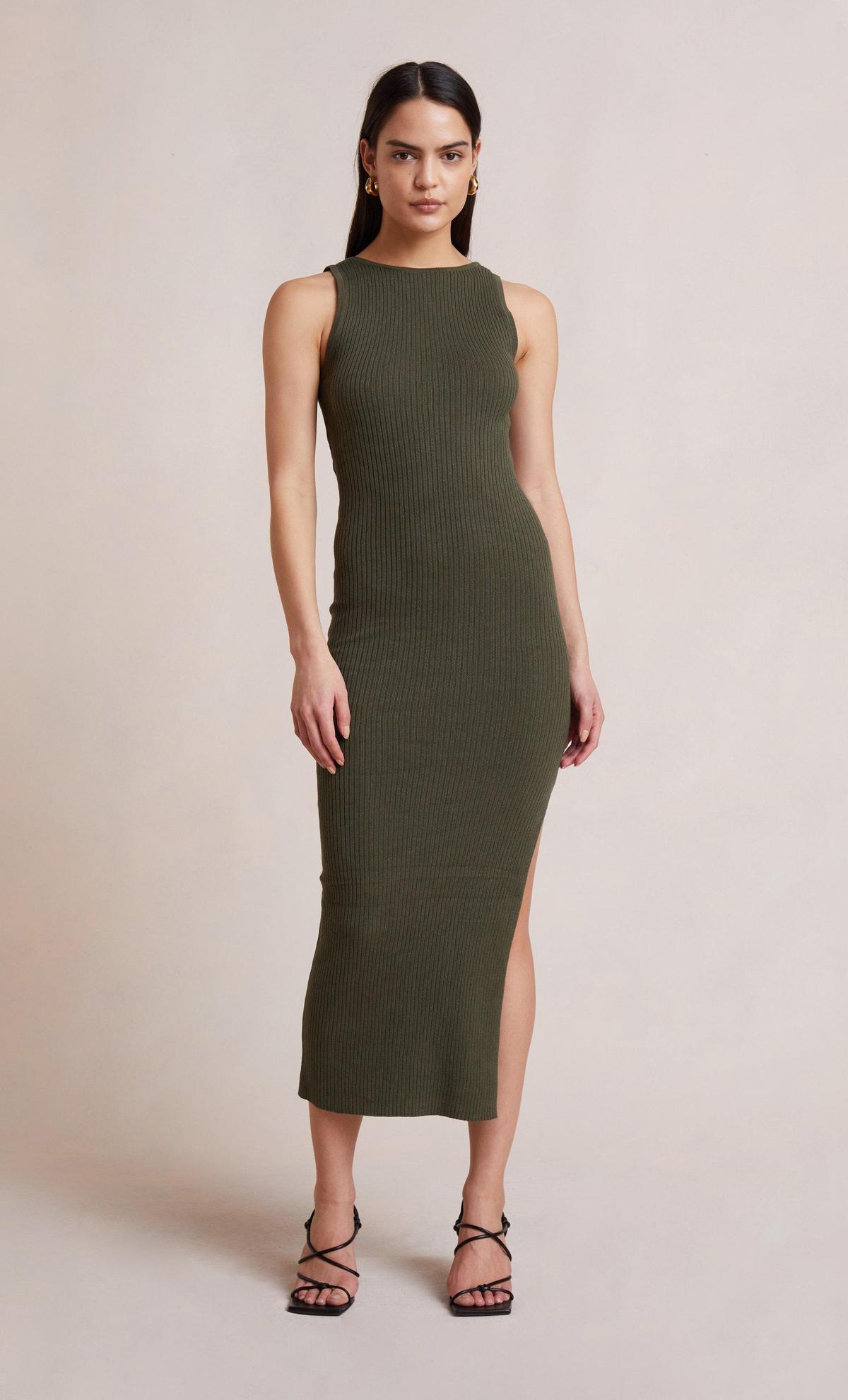 Bec & Bridge Riviera Midi Dress Army Size 12 - Image 2