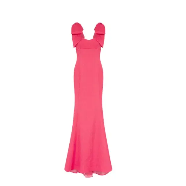 Rebecca Vallance Martini Bow Gown Pink for rent on The Volte - main image