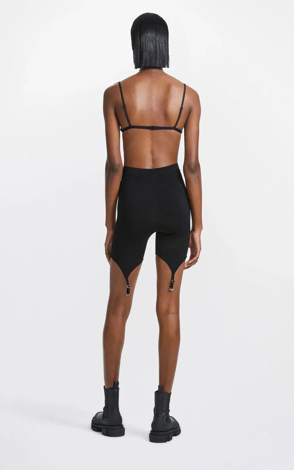 Dion Lee Trace Lace Bandeau Top Black Size 8 - Image 3