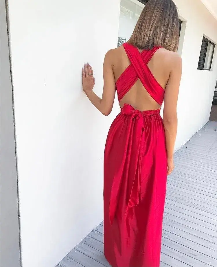 Wrap Ball Gown Dress - Image 2