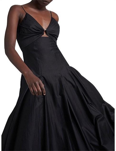 AJE Solstice Strappy Ring Midi Dress - Image 5